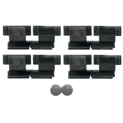 Hartal Standard Flyscreen Clips Black (4 Pack)