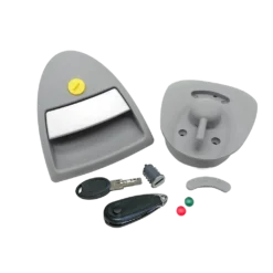Hartal Triangle Left Hand Complete Bailey Lock Kit, Grey, suits HSC