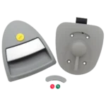 Hartal Triangle Right Hand Complete Lock, Grey, suits HSC
