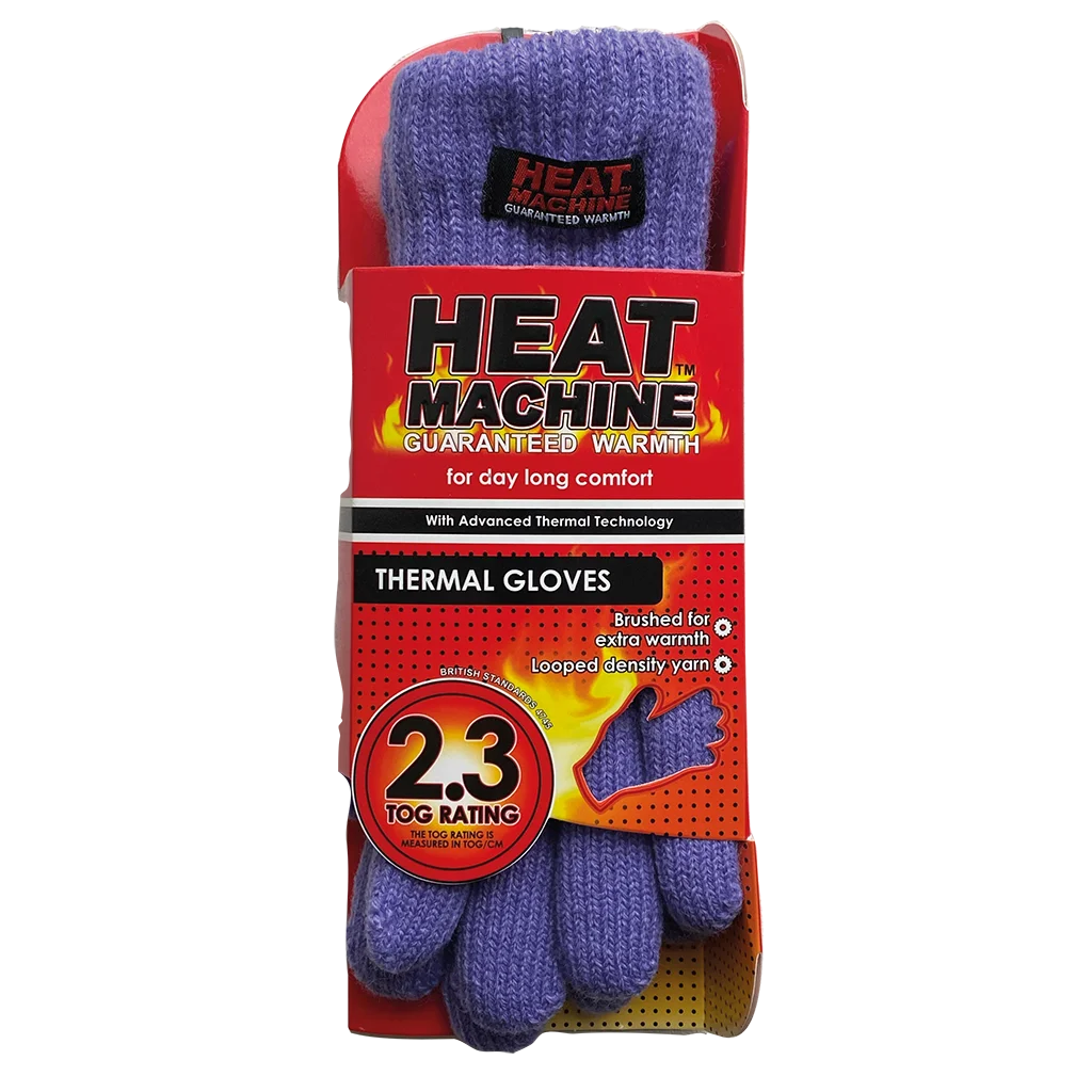 Heat Machine Ladies Tog 2.3 Thermal Gloves One Size – Assorted Colours – view 2
