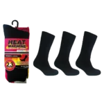 Heat Machine Ladies Tog 2.3 Thermal Socks Size 4-8 – Black – view 4