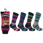 Heat Machine Ladies Tog 2.3 Thermal Socks Size 4-8 – Stripe – view 3
