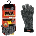 Heat Machine Mens Tog 1.8 Thermal Gloves One Size – Grey Marl – view 4