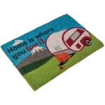 Heavy Duty Coir Home Is Where You Tow It Mat – Caravan