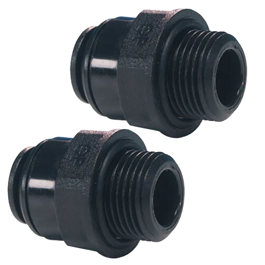 John Guest 1/2″ to 12mm straight adaptor (2 pack)