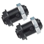 John Guest 12mm Bulkhead Fitting (2 Pack)