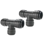 John Guest 12mm Equal Tee (2 Pack)