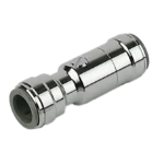 John Guest 15mm Chrome Plated Service Valve