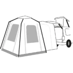 Kestral Poled Drive Away Tailgate Awning (T5,6,6.1) – view 9