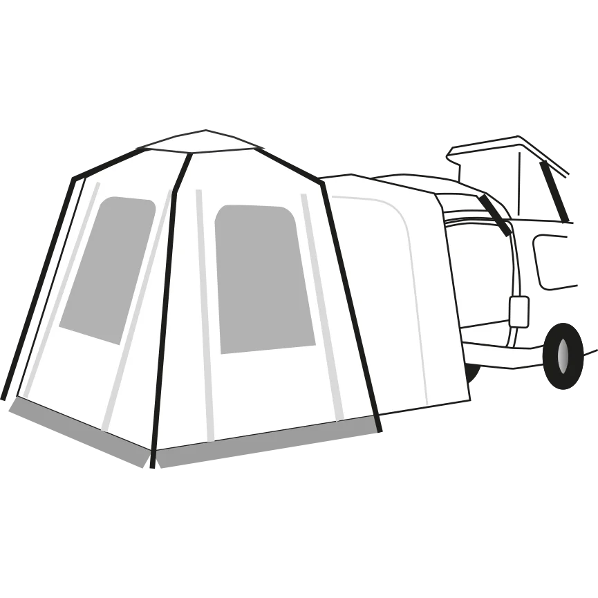 Kestral Poled Drive Away Tailgate Awning (T5,6,6.1) – view 9