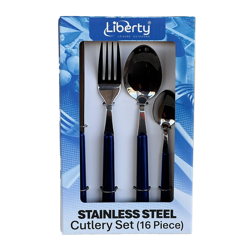 Liberty 16 Piece Cutlery Set – Dark Blue