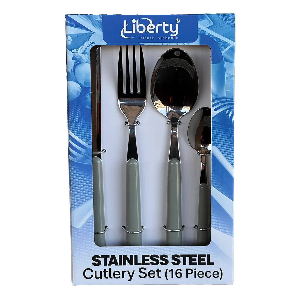 Liberty 16 Piece Cutlery Set – Grey