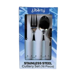 Liberty 16 Piece Cutlery Set – Light Blue