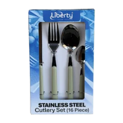 Liberty 16 Piece Cutlery Set – Sage Green