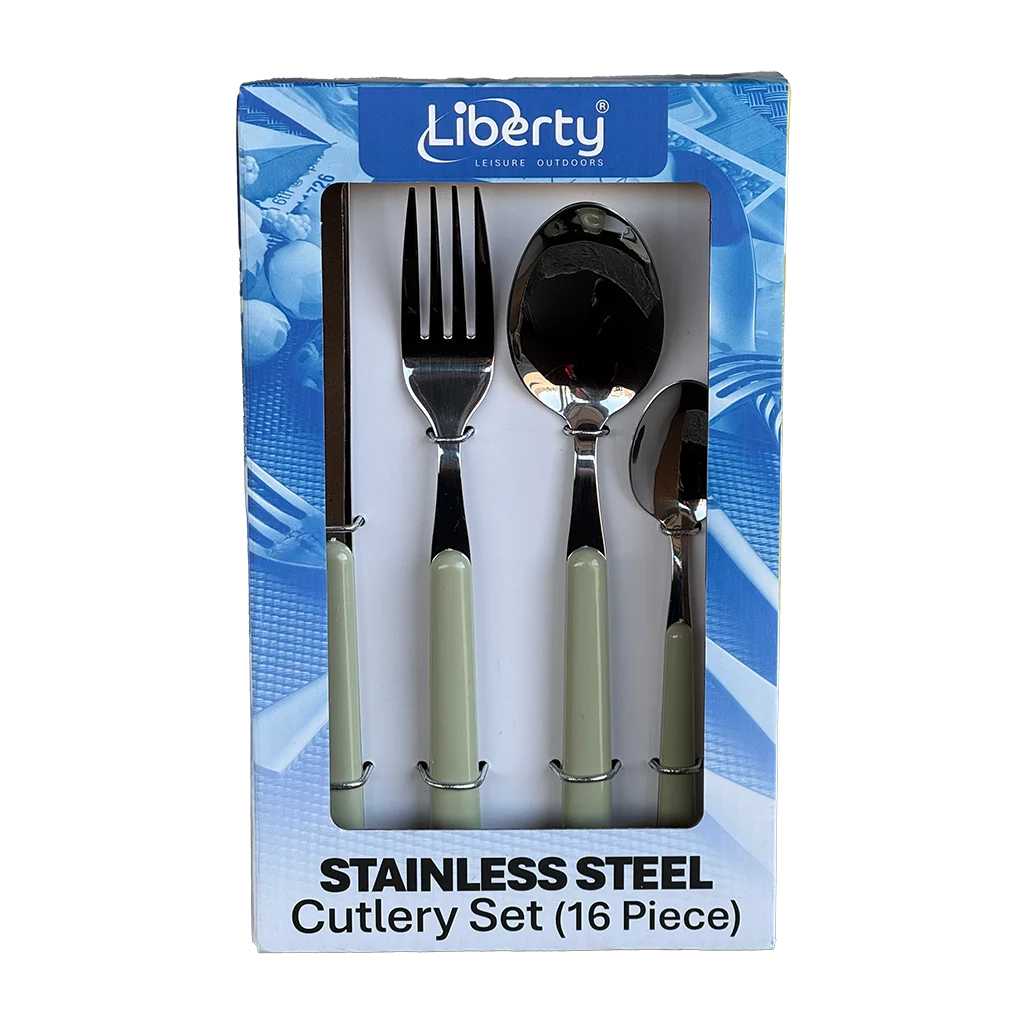 Liberty 16 Piece Cutlery Set – Sage Green