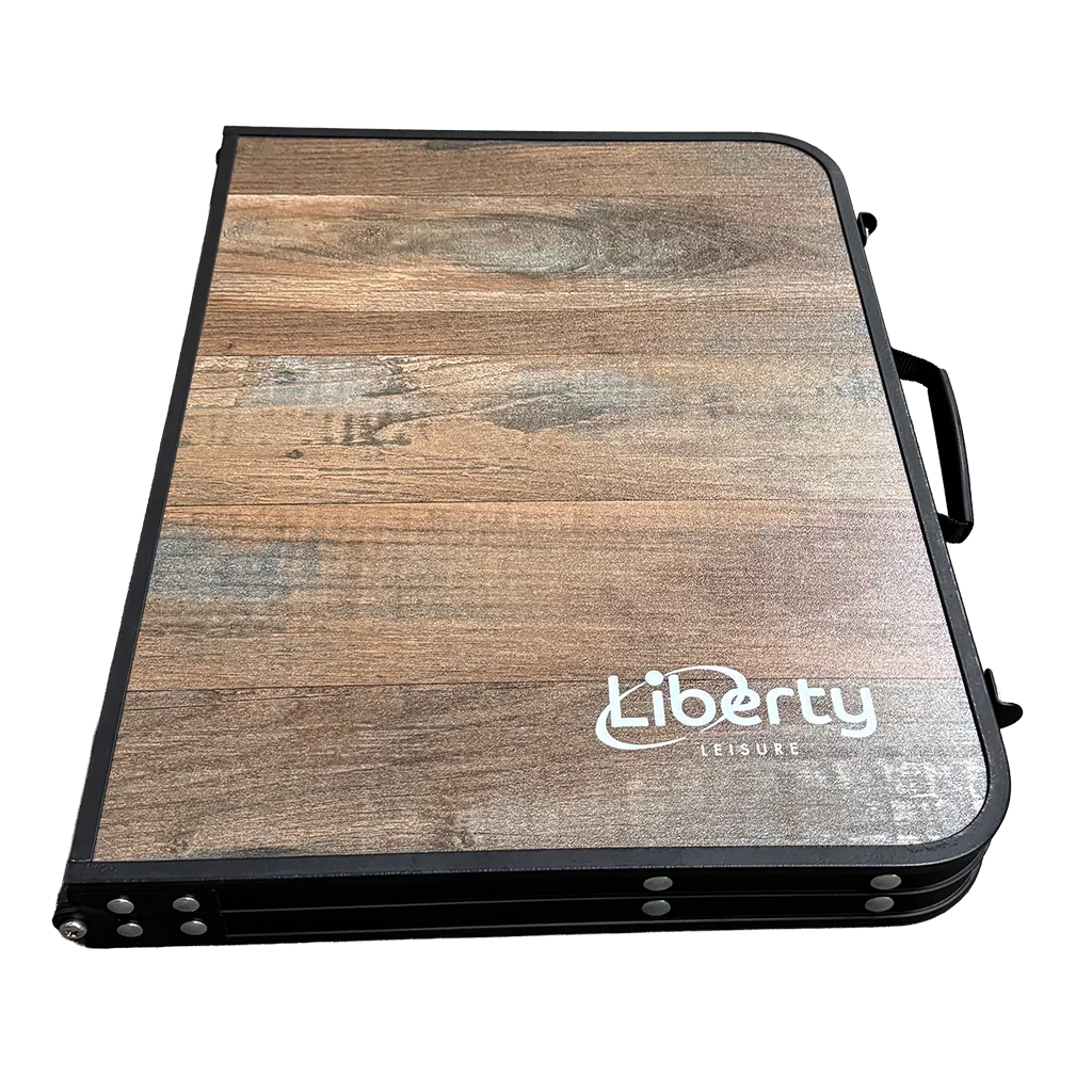 Liberty Arkle Wood Effect Folding Table – Low – view 4