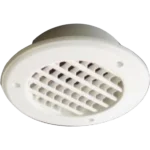 Louvered Round Vent White 2500Sqmm