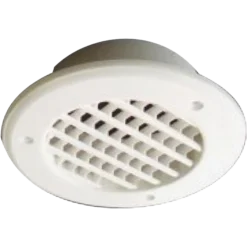 Louvered Round Vent White 2500Sqmm