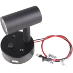 Luxlite Nano Black 12V LED Spot Light with USB – view 3