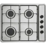 Matrix 60cm 4 Burner Gas Hob- Stainless Steel