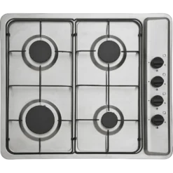 Matrix 60cm 4 Burner Gas Hob- Stainless Steel