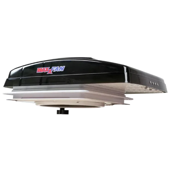 MaxxAir MaxxFan Deluxe Compact 280 x 280mm – Smoke – view 2