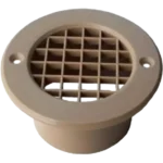 Mesh Floor Vent 75mm OD x 35mm Tail in Beige