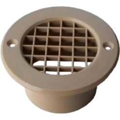 Mesh Floor Vent 75mm OD x 35mm Tail in Beige