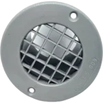 Mesh Floor Vent 75mm OD x 35mm Tail in Grey