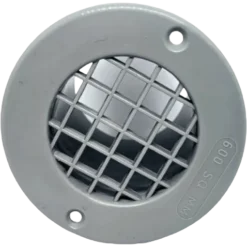 Mesh Floor Vent 75mm OD x 35mm Tail in Grey