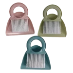 Mini Dustpan & Brush Set (Mixed Colours Pink/Green/Blue)