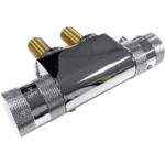 Mini Horizontal Shower Valve Chrome with 45mm Centres