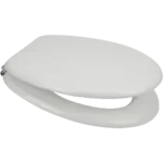 Moulded MDF AntiBac Toilet Seat White