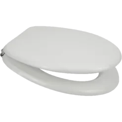 Moulded MDF AntiBac Toilet Seat White