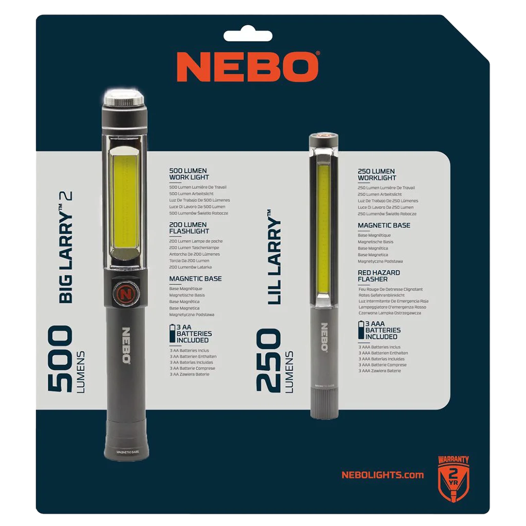 NEBO Torch Combo Pack – Big Larry & Lil Larry – view 2