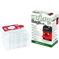 Numatic Hepa-Flo ‘NVM-1CH’ 604015 Type Vacuum Cleaner SMS Dust Bags (Pack of 10)