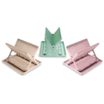 PlasticForte Folding Drainer with Drip Tray Assorted Colours