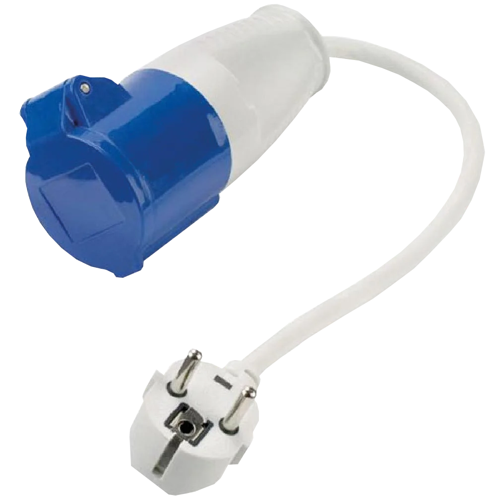 Quest 230v Euro Hook Up Adaptor 2 PIN – view 2