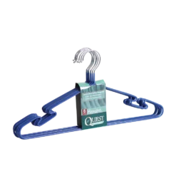 Quest 8 Non-Slip Clothes Hangers (pack of 8)