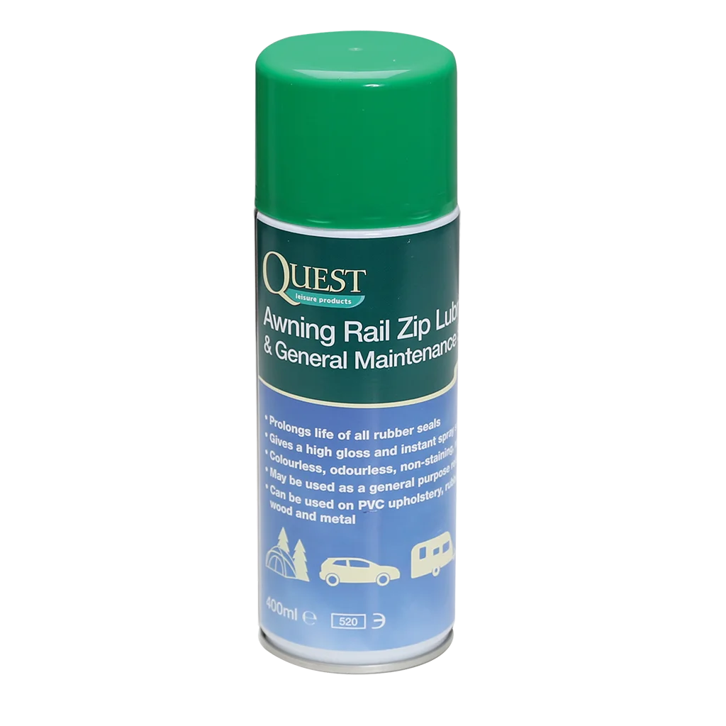 Quest Awning Rail Zip Lubricant & General Maintenance Spray
