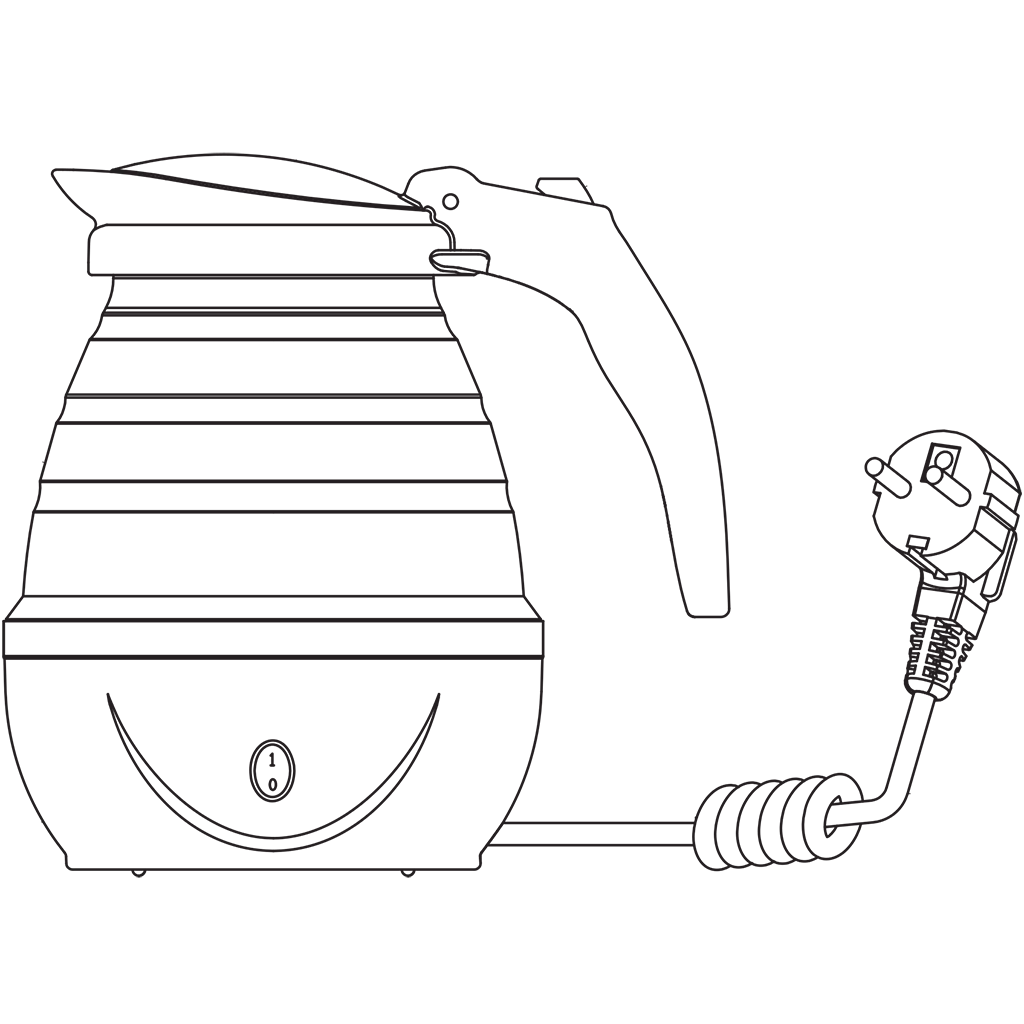 Quest Braunton 0.5L Collapsible Kettle – view 4