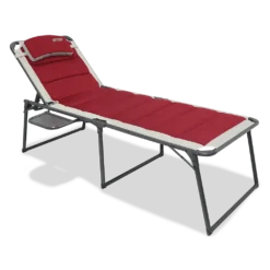 Quest Elite Bordeaux Pro Lounge Bed With Side Table