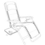 Quest Elite Bordeaux Pro Relax XL Chair With Side Table – view 8