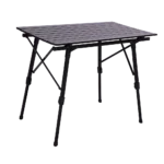 Quest Elite Brenig Black Slatted Table