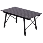 Quest Elite Brenig Black Slatted Table – view 3