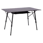 Quest Elite Colliford Black Slatted Table