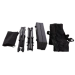 Quest Elite Colliford Black Slatted Table – view 2