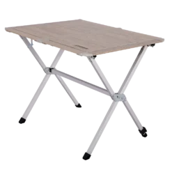 Quest Elite Lomond Light Wood Slatted Table
