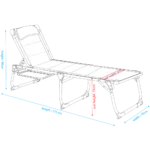 Quest Elite Naples Pro Lounge Bed With Side Table – view 5
