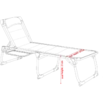 Quest Elite® Ragley Pro Lounge Bed with Side Table – view 7